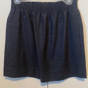JCrew navy herringbone skirt